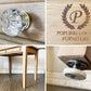 ポプリローカルファニチャー POPURRI LOCAL FURNITURE パイン材 デスク ワークテーブル ダイニングテーブル W100.5cm 2ドロワー カントリースタイル ◎