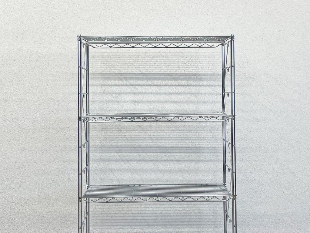 エレクター ERECTA スタンダード ファーストシリーズ Sシリーズ 5段 ERECTA シルバー スリム収納 スチールラック 什器 ラック 〓