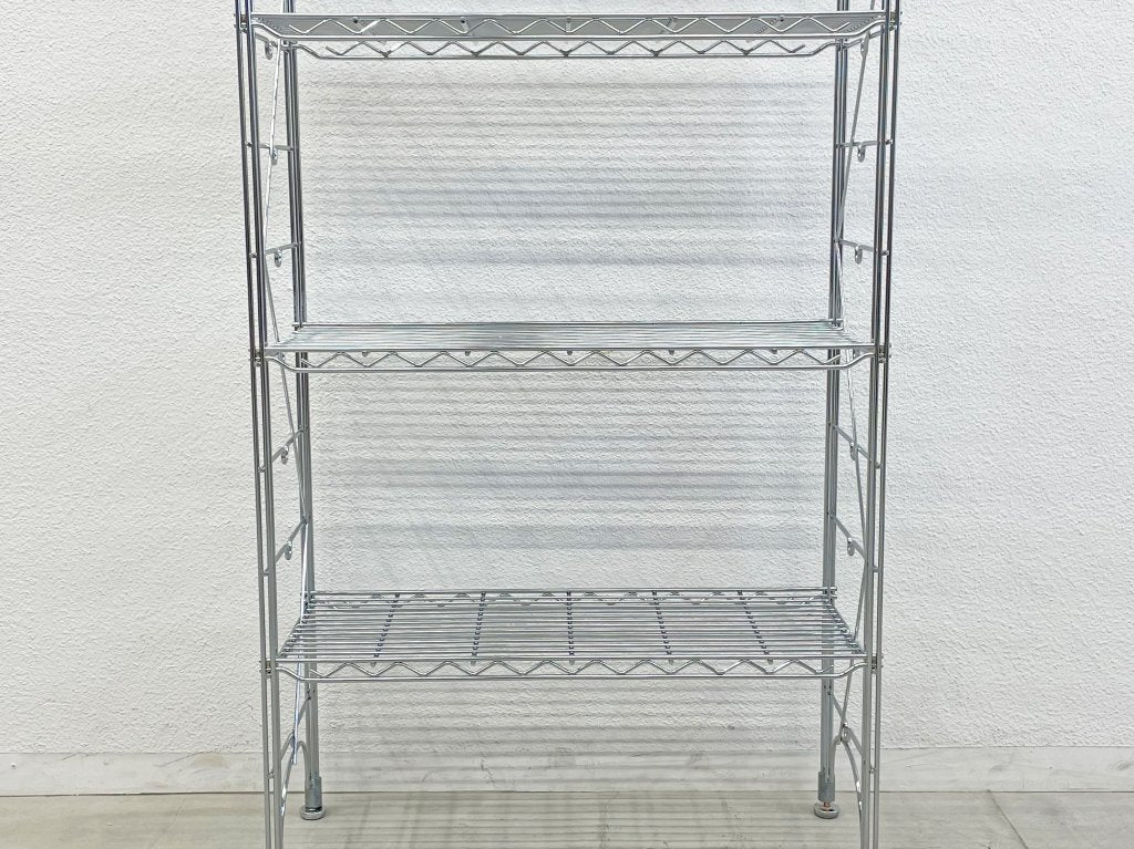 エレクター ERECTA スタンダード ファーストシリーズ Sシリーズ 5段 ERECTA シルバー スリム収納 スチールラック 什器 ラック 〓