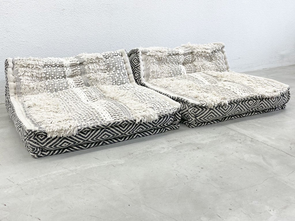 アデペシュ a.depeche ブロックマルチソファ Block Multi Sofa センター マック ホワイト center MAC white 座椅子 ローソファ A 〓