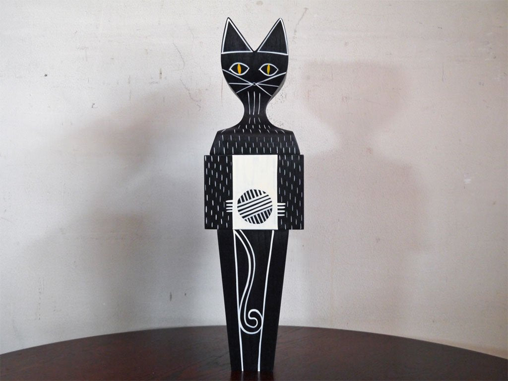 ヴィトラ vitra ウッデンドール キャット XL Wooden Dolls Cat XL アレキサンダー・ジラード デザイン 	Alexander Girard 元箱付き ■