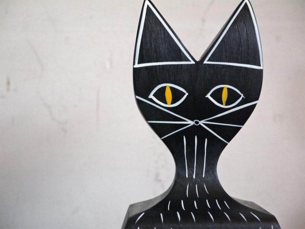 ヴィトラ vitra ウッデンドール キャット XL Wooden Dolls Cat XL アレキサンダー・ジラード デザイン 	Alexander Girard 元箱付き ■