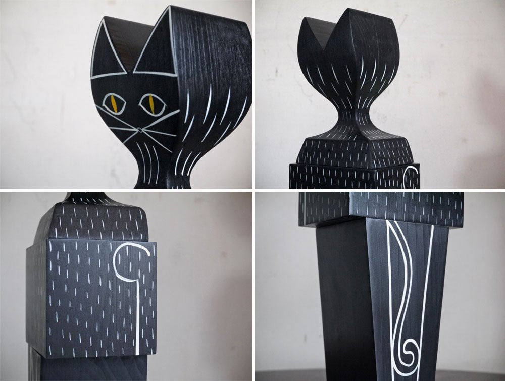 ヴィトラ vitra ウッデンドール キャット XL Wooden Dolls Cat XL アレキサンダー・ジラード デザイン 	Alexander Girard 元箱付き ■