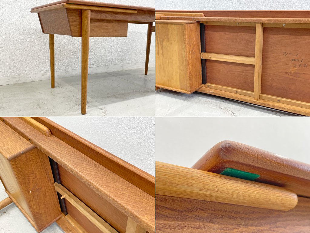 デンマーク ビンテージ Danish Vintage コーヒーテーブル Coffee table チーク材 スライド天板収納ボックス付 〓