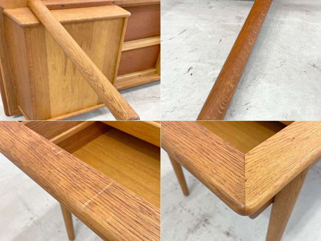 デンマーク ビンテージ Danish Vintage コーヒーテーブル Coffee table チーク材 スライド天板収納ボックス付 〓