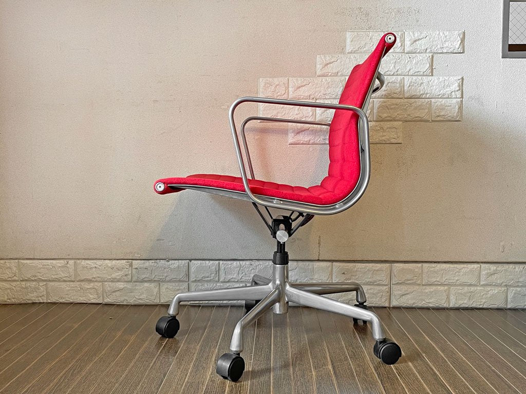 ハーマンミラー Herman Miller アルミナムグループ マネジメントチェア デスクチェア ホップサック ジラルド生地 ファブリック 5本脚 キャスター付き イームズ ミッドセンチュリー ◎