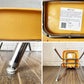 バルコ VIRCO チェア 9000 Chair スタッキングチェア パンプキン プラスチックシート × スチール脚 米国家具 ミッドセンチュリーデザイン 定価￥21,450- ◎