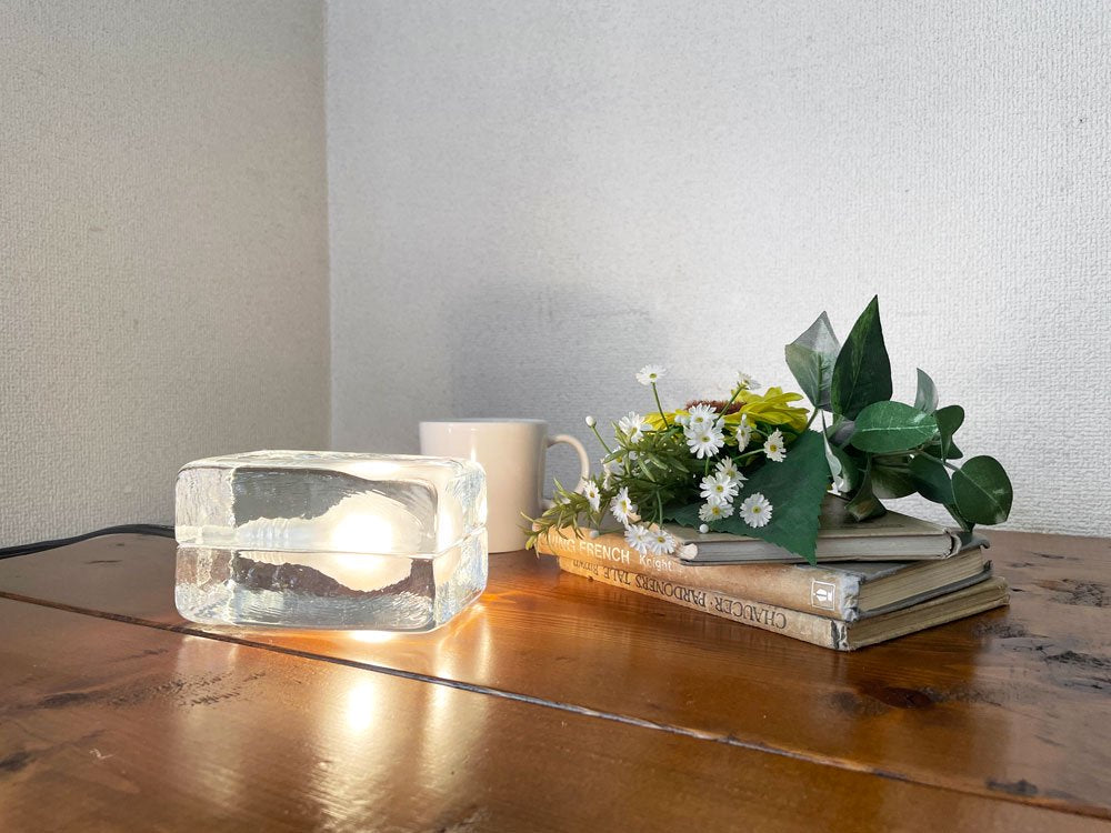 デザインハウスストックホルム DESIGN HOUSE Stockholm ブロックランプ ミニ BLOCK LAMP MINI クリア W12cm ハッリ・コスキネン 定価￥38,500- ◎