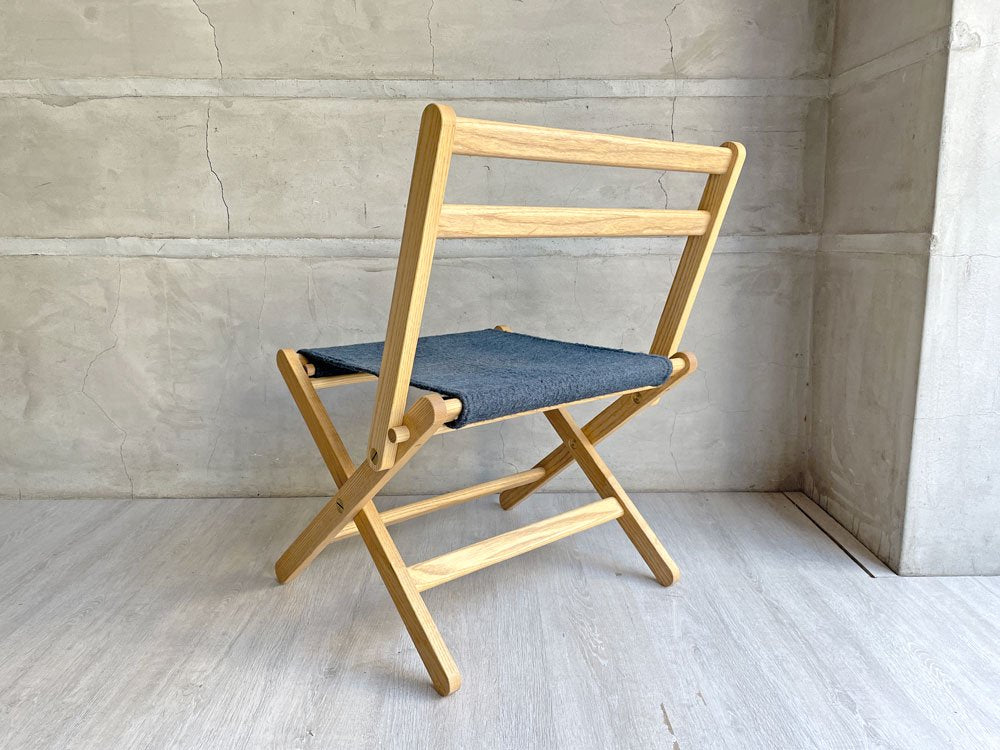 オーチョキャンプ Ocho Camp タペテチェア TAPETE CHAIR フォールディングチェア アッシュ材 ウール生地 定価￥50,600- ♪