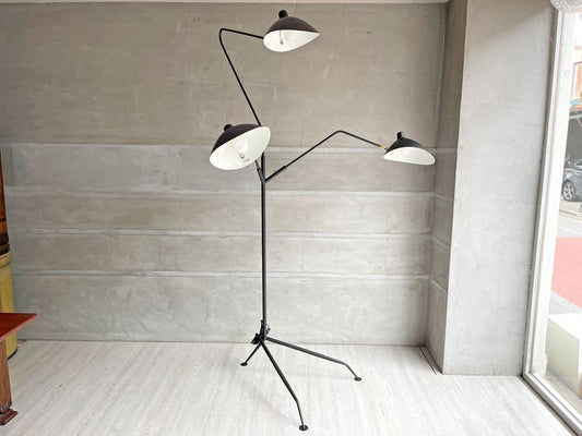 セルジュ・ムーユ Serge Mouille ランパデール トワ ルミエーレ LAMPADAIRE 3 LUMIERES フロアスタンド リプロダクト品 ♪