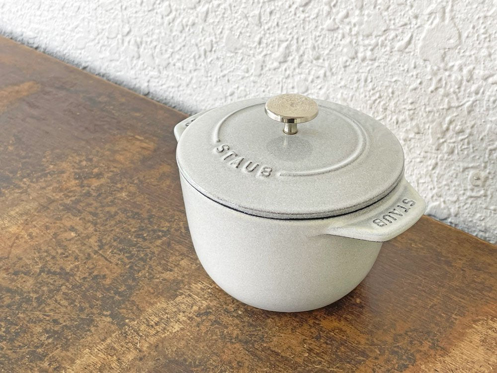 ストウブ STAUB ココットde GOHAN S 12cm 炊飯鍋 グレー 蓋付 鋳鉄 ホーロー アイアン 鋳物 一合炊き フランス ◇