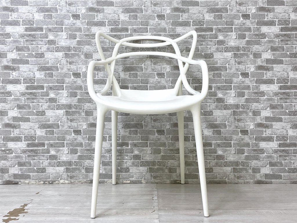 カルテル Kartell マスターズチェア Masters chair フィリップ ・ スタルク Philippe Starck ダイニングチェア スタッキング ホワイト 定価￥44,800- ●