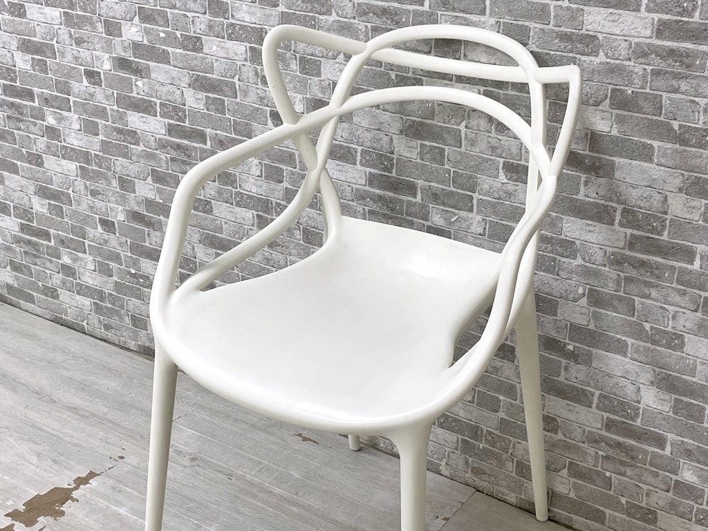 カルテル Kartell マスターズチェア Masters chair フィリップ ・ スタルク Philippe Starck ダイニングチェア スタッキング ホワイト 定価￥44,800- ●