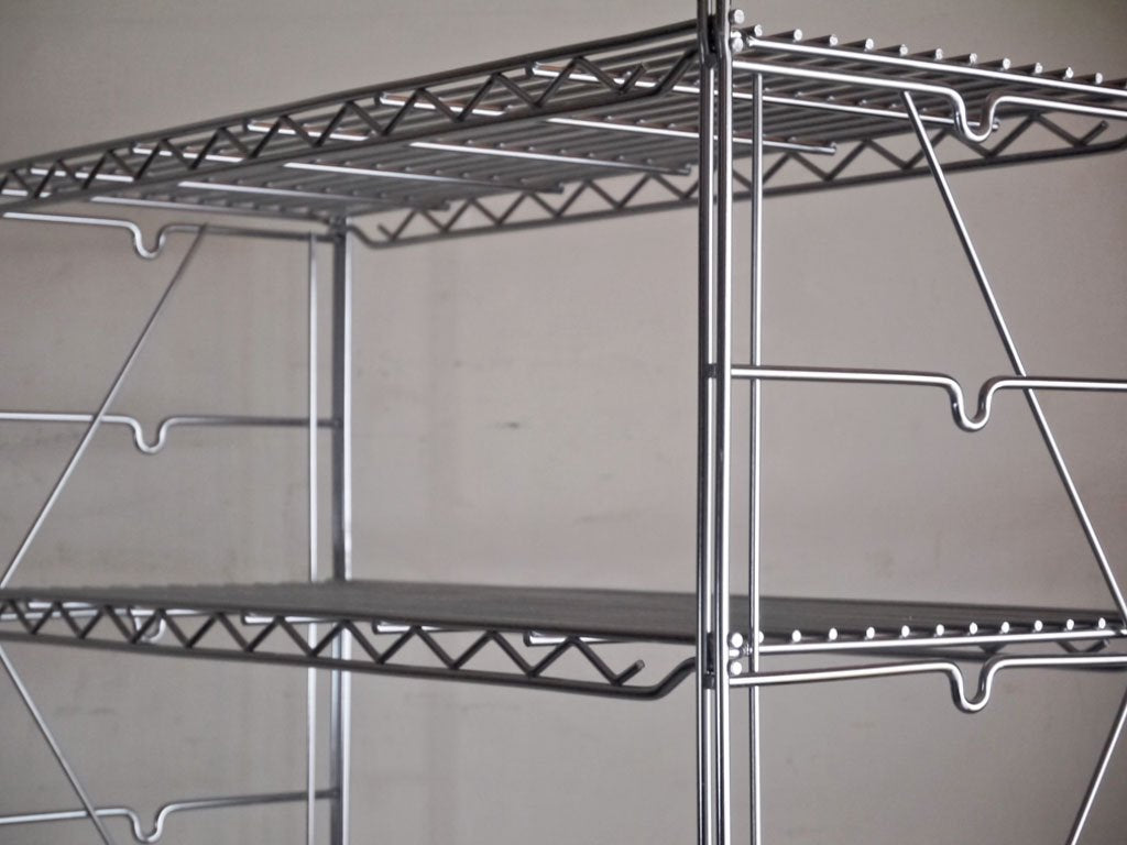 エレクター ERECTA スタンダード ファーストシリーズ スチールラック ワイヤーシェルフ メタルラック 5段 W75cm H186cm ■