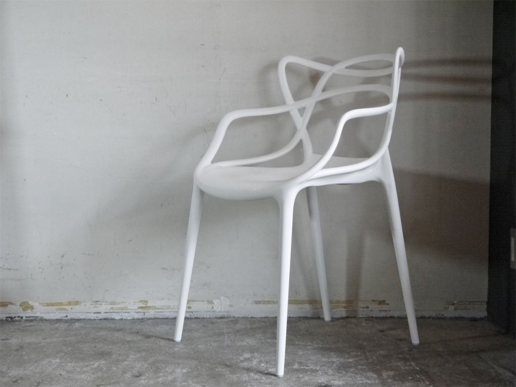 カルテル Kartell マスターズチェア Masters chair フィリップ・スタルク Philippe Starck デザイン スタッキング ホワイト ■