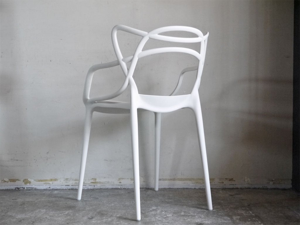 カルテル Kartell マスターズチェア Masters chair フィリップ・スタルク Philippe Starck デザイン スタッキング ホワイト ■