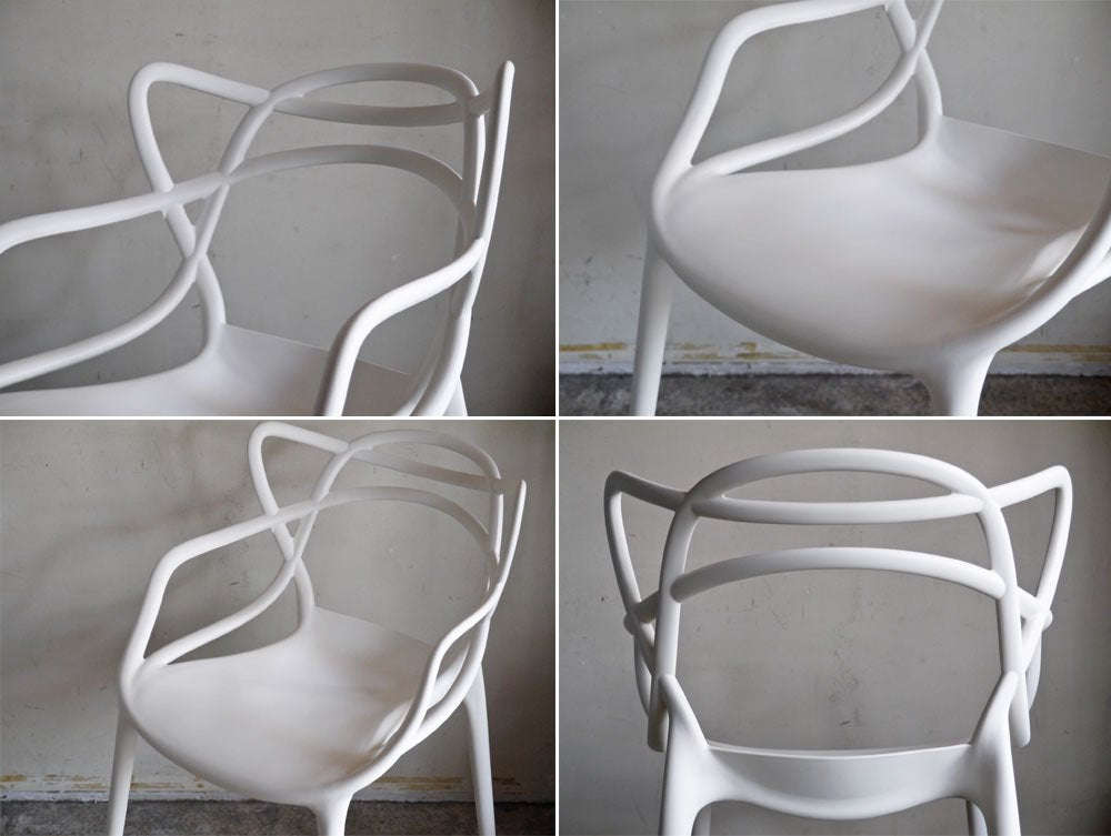 カルテル Kartell マスターズチェア Masters chair フィリップ・スタルク Philippe Starck デザイン スタッキング ホワイト ■