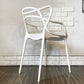 カルテル Kartell マスターズチェア ダイニングチェア ホワイト スタッキング フィリップ・スタルク Philippe Starck 定価￥44,800- ◎