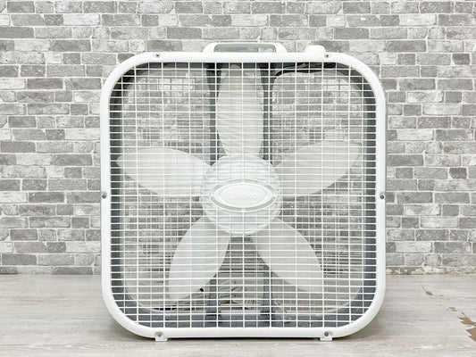 ラスコ LASKO ボックスファン BOX FAN スチール×プラスチック ホワイト 扇風機 風量調節可 アメリカ ●