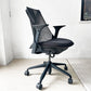 ハーマンミラー Herman Miller セイルチェア SAYL CHAIR デスクチェア オフィスチェア ミドルバック ブラック 2020年製 ★