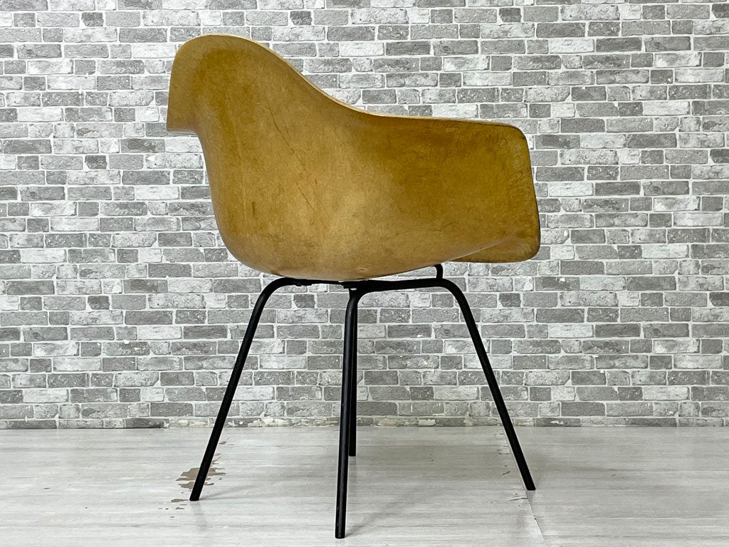 ハーマンミラー Herman Miller アームシェルチェア 2nd初期 Hベース エンボスレス C&Rイームズ ビンテージ ミッドセンチュリー 希少 ●