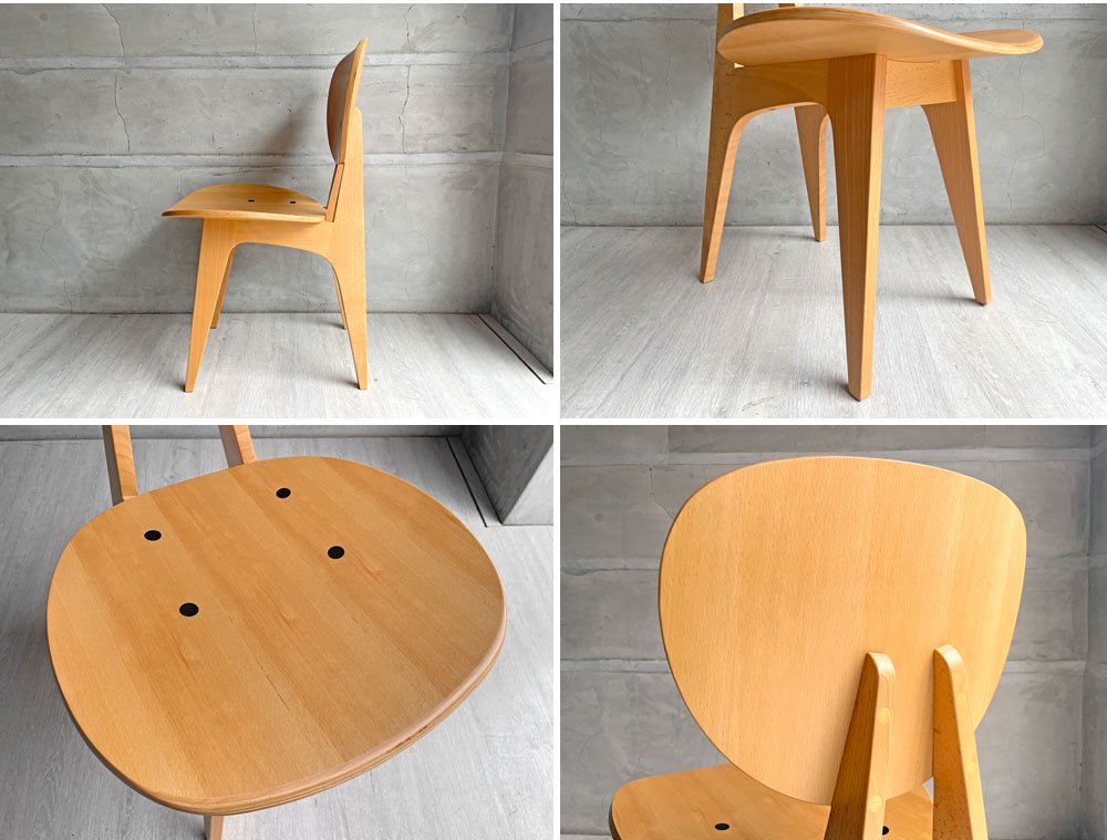 イデー IDEE ダイニングチェア ナチュラル DINING CHAIR Natural 長大作 食卓椅子 ジャパニーズモダン 定価￥63,000- ♪