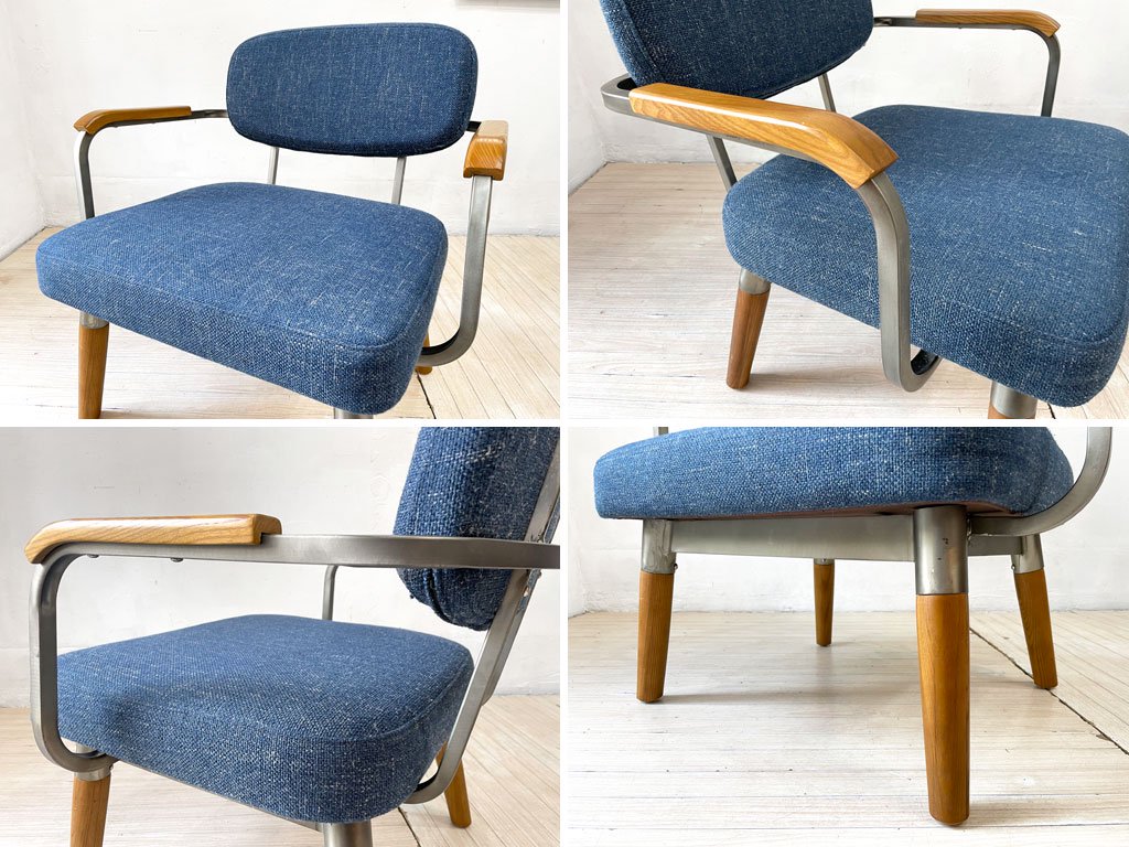 アクメファニチャー ACME Furniture ストランドラウンジチェア STRAND LOUNGE CHAIR 1Pソファ アッシュ材 スチール ファブリック 定価 ￥49,500- ★