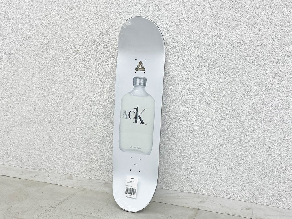 カルバンクライン × パレス スケートボーズ Calvin Klein × PALACE SKATEBOARDS CK1 PALACE スケートボードデッキ 8.5インチ 保管品 〓