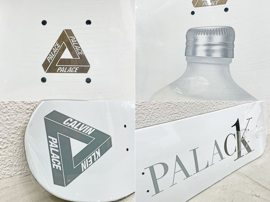 カルバンクライン × パレス スケートボーズ Calvin Klein × PALACE SKATEBOARDS CK1 PALACE スケートボードデッキ 8.5インチ 保管品 〓