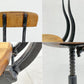 シンガー SINGER ビンテージ ソーイングチェア 背もたれリクライニング sewing Chair カウンタースツール 高さ調整 工業系 鉄脚 ロートアイアン 〓
