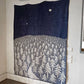 クリッパン KLIPPAN × ミナペルホネン mina perhonen HOUSE IN THE FOREST ウールブランケット ネイビー 130×180cm ◎