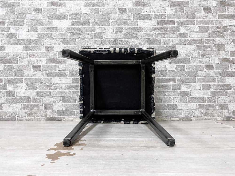 ジャーナルスタンダードファニチャー journal standard Furniture リージェントスツール Regent stool ファブリック アイアンレッグ カフェスツール OMFGCO ●