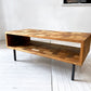 アクメファニチャー ACME Furniture トロイ コーヒーテーブル TROY COFFEE TABLE  ローテーブル チーク古材 アイアン W90cm USビンテージスタイル ★
