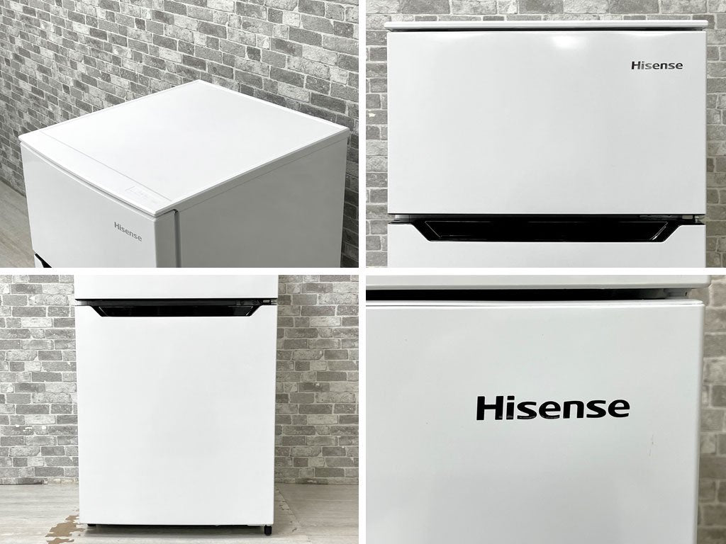 ハイセンス Hisense 冷凍冷蔵庫 93L HR-B95A 2021年製 直冷式 ホワイト ●