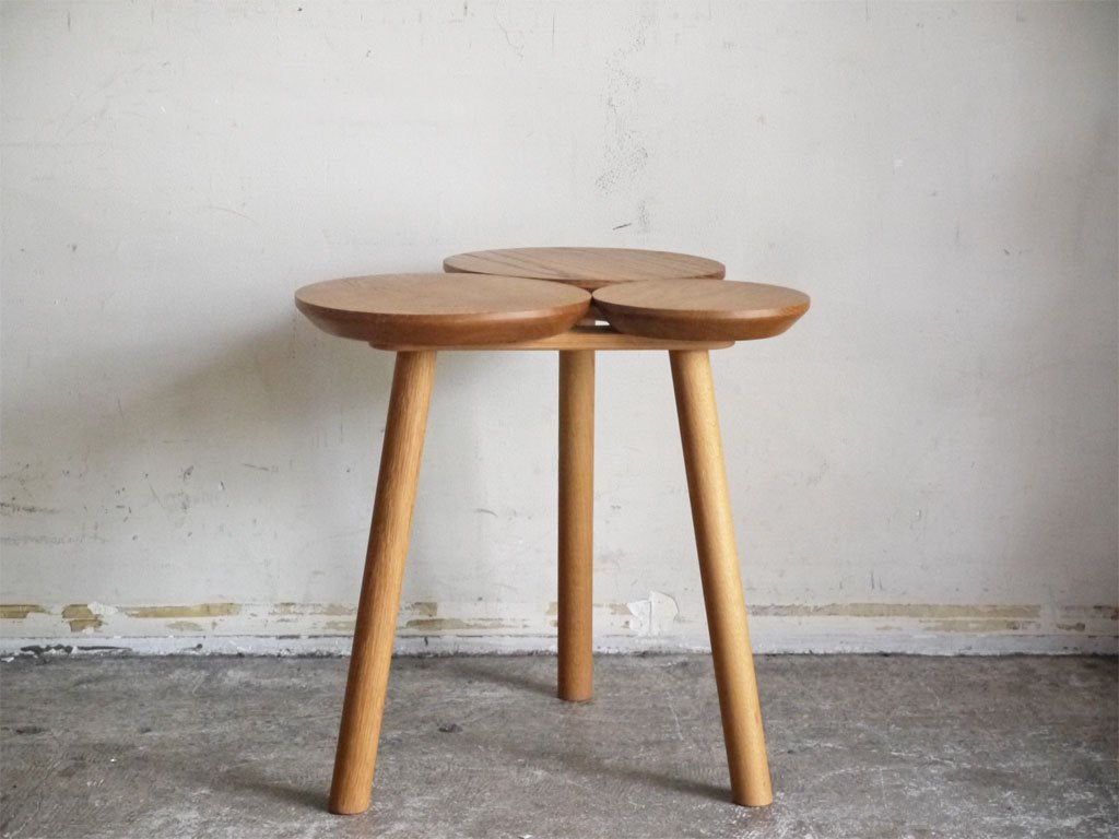 ニカリ NIKARI ジュライ スツール テーブル July stool-table  オーク無垢材 田村 奈穂 フィンランド ■