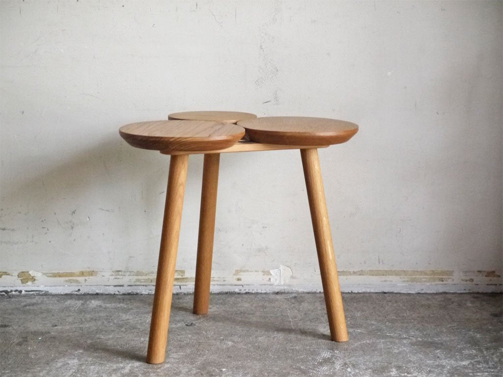 ニカリ NIKARI ジュライ スツール テーブル July stool-table  オーク無垢材 田村 奈穂 フィンランド ■