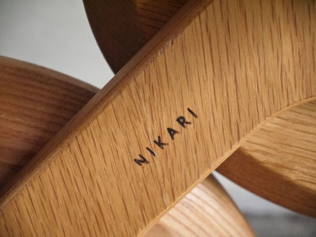 ニカリ NIKARI ジュライ スツール テーブル July stool-table  オーク無垢材 田村 奈穂 フィンランド ■