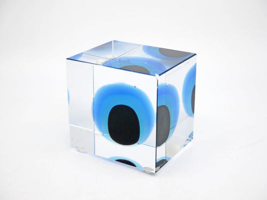イッタラ iittala アニュアルキューブ Annual Cube 1998年 479/2000 アート オブジェ オイバ・トイッカ 希少 ●