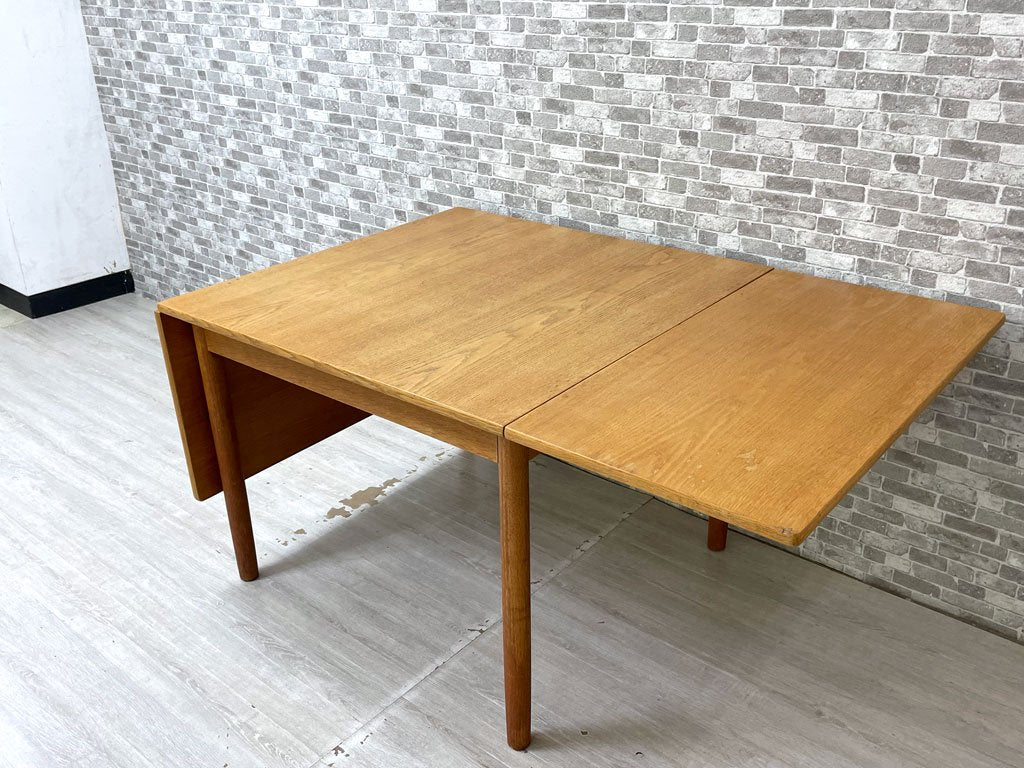 アンドレアス・タック Andreas Tuck AT333 オーク材 バタフライ ダイニングテーブル エクステンション ハンス J.ウェグナー Hans J. Wegner デンマークビンテージ ●