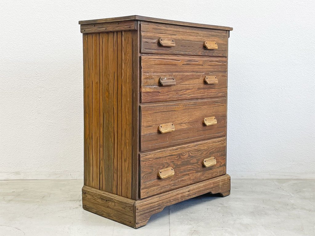 ランチオーク RANCH OAK A.BRANDT アメリカン ビンテージ チェスト US Vintage Chest 4段 アメリカンカントリー 米軍放出 〓