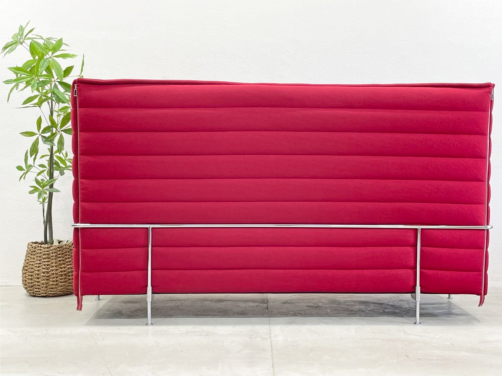 ヴィトラ vitra アルコーヴ ソファ ハイバック Alcove Sofa Highback 3シーター ソファ チェア レッド ロナン＆エルワン・ブルレック 〓