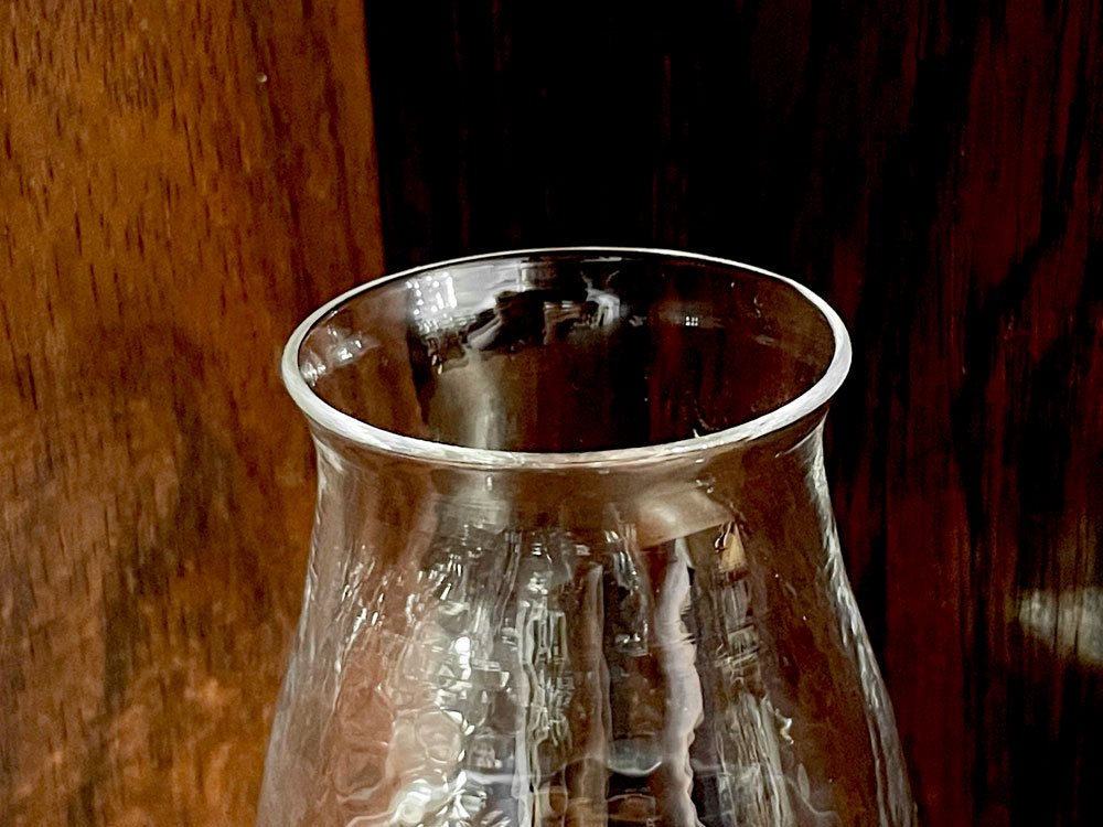 西山芳浩 ワイングラス 低 ゴブレット 型吹き硝子 チューリップ型 冷酒グラス スピリッツグラス A ◇