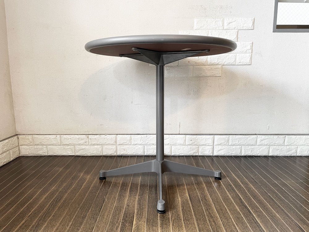 ハーマンミラー Herman Miller コントラクトテーブル Eames Contract-Base Table ラウンド Φ76cm C&R イームズ ミッドセンチュリー 廃番カラー 希少 ◎