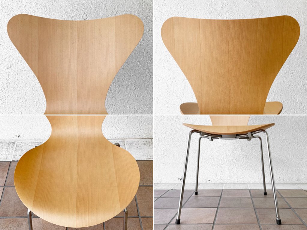 フリッツハンセン Fritz Hansen セブンチェア Seven Chair アルネヤコブセン Arne Jacobsen ナチュラル ビーチ材 北欧家具 ◇