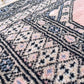 ビンテージラグ vintage rug トライバルラグ ウール 手織り ジャルダン柄 サーモンピンク アフガニスタン 約138×78cm ◇