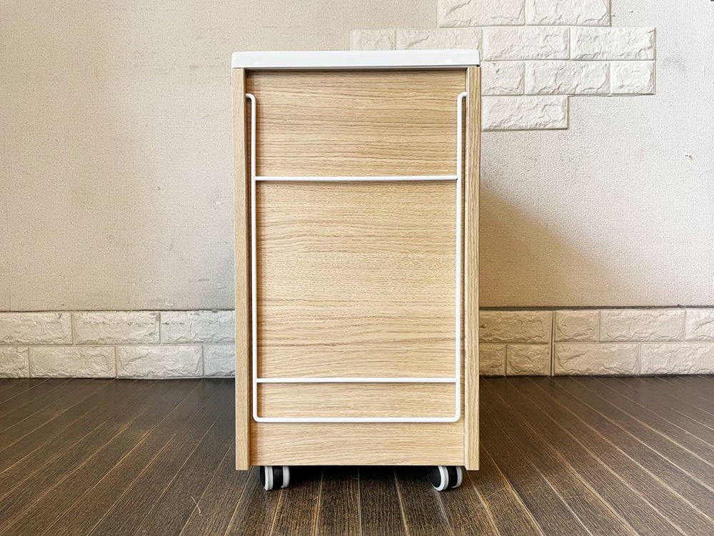 ストリングファニチャー String Furniture ワークス WORKS STORAGE UNITS モバイルキャビネット デスクワゴン オーク材 北欧家具 定価￥99,440- ◎