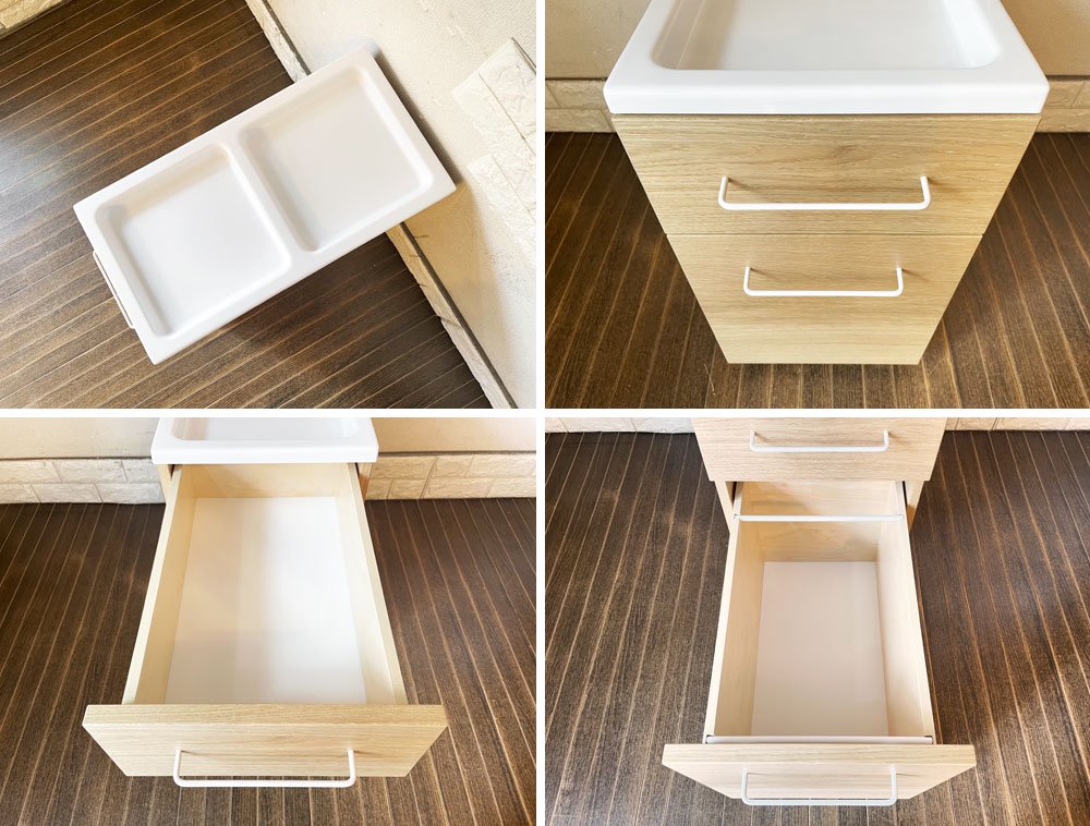 ストリングファニチャー String Furniture ワークス WORKS STORAGE UNITS モバイルキャビネット デスクワゴン オーク材 北欧家具 定価￥99,440- ◎