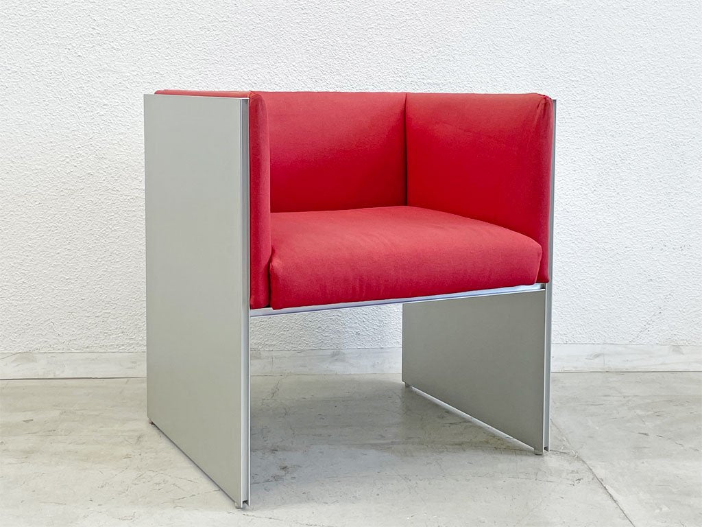 カッシーナ・イクスシー Cassina IXC. エアーフレーム AIR FRAME 3003 レッド RED スリムソファ デヴィッド・チッパーフィールド 受注生産品 〓