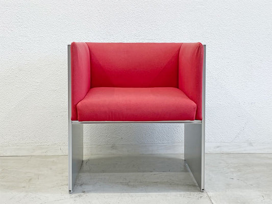 カッシーナ・イクスシー Cassina IXC. エアーフレーム AIR FRAME 3003 レッド RED スリムソファ デヴィッド・チッパーフィールド 受注生産品 〓