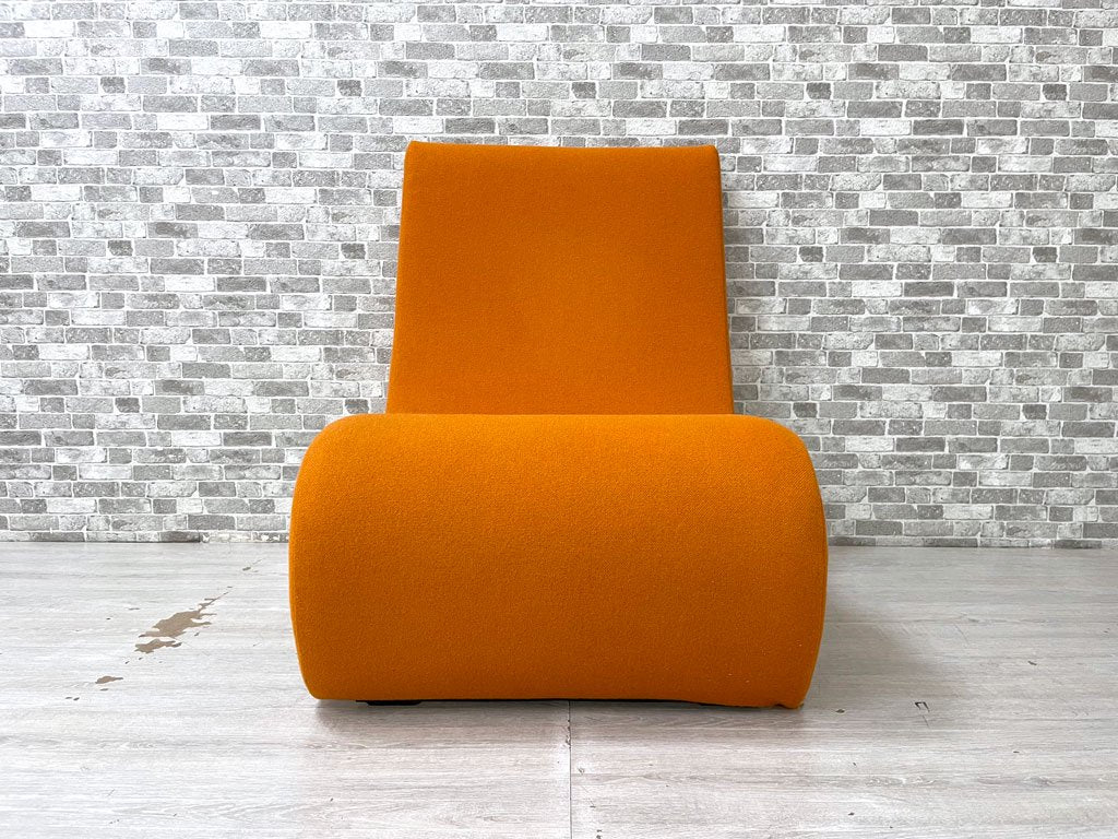 ヴィトラ vitra アムーベ Amoebe ラウンジチェア ソファ 1人掛け ヴェルナー・パントン Verner Panton スペースエイジ ダークオレンジ 定価￥246,400- ●